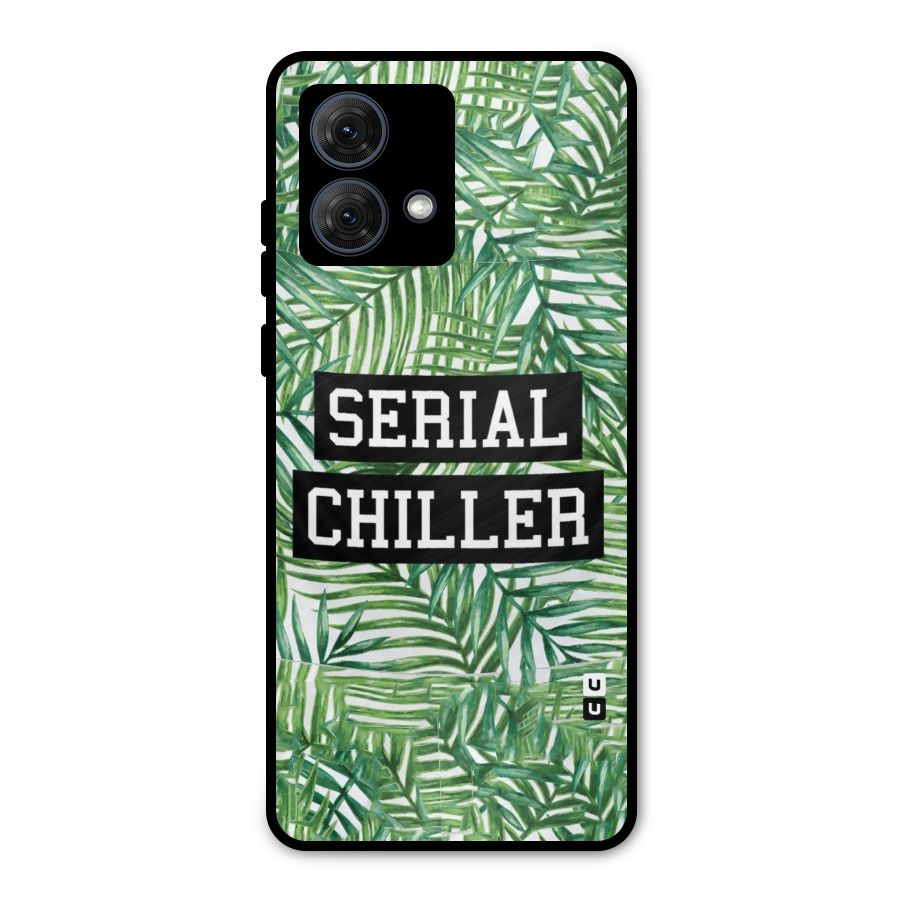 Serial Chiller Metal Back Case for Moto G84