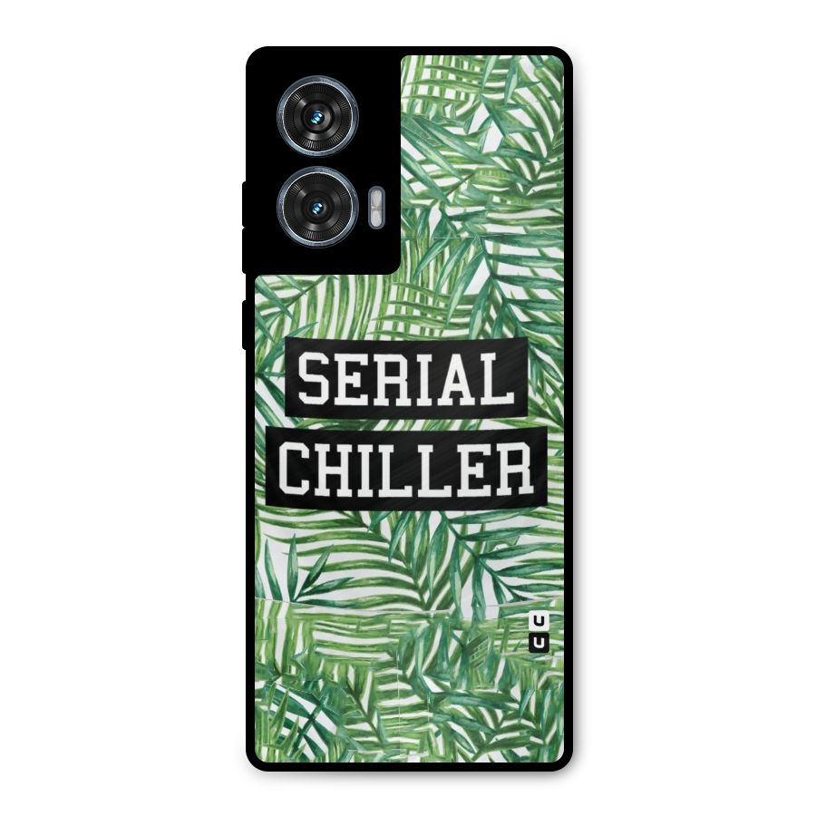 Serial Chiller Metal Back Case for Motorola Edge 50 Fusion