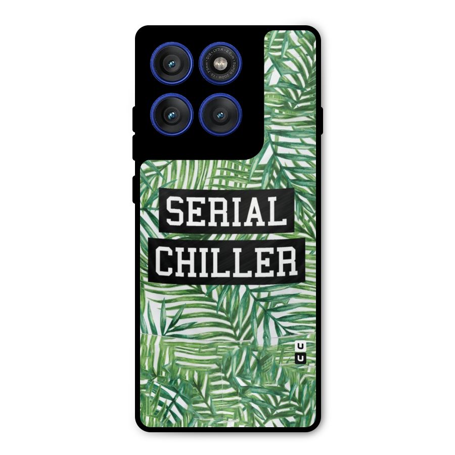 Serial Chiller Metal Back Case for Motorola Edge 60 Pro