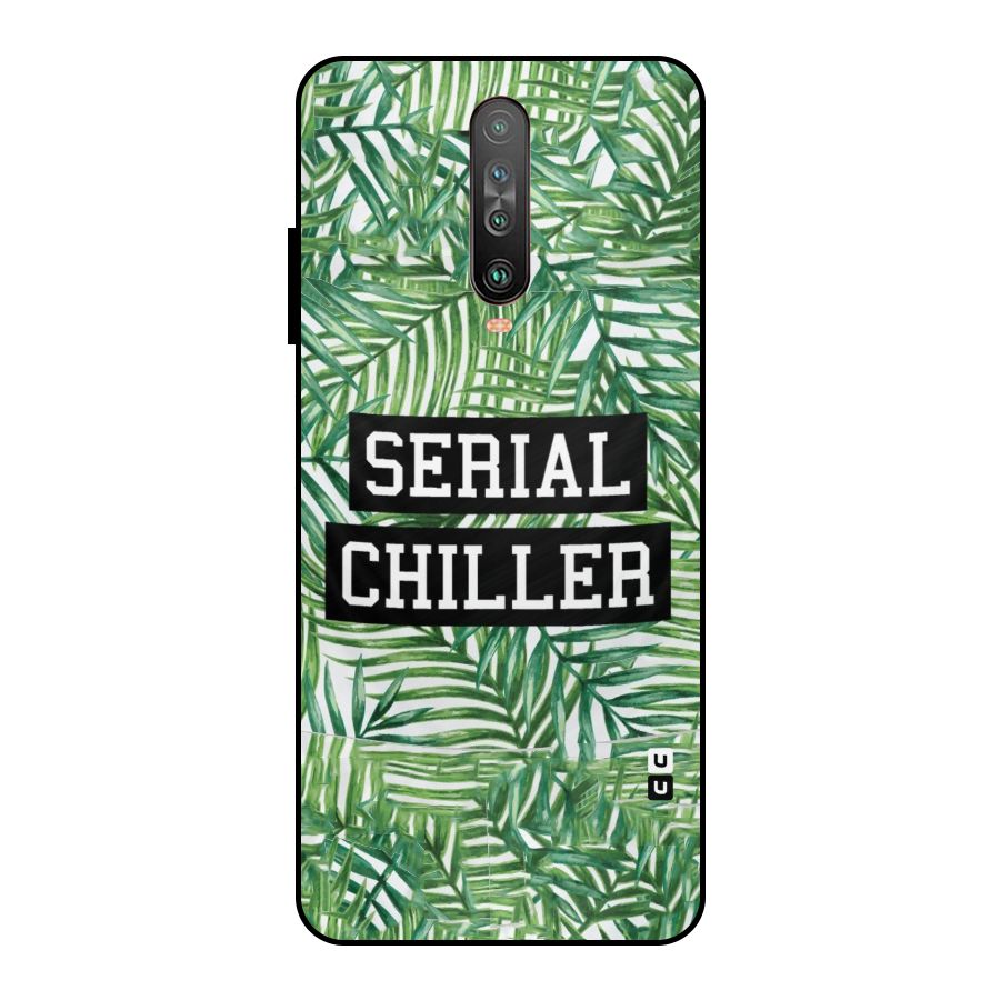 Serial Chiller Metal Back Case for Poco X2