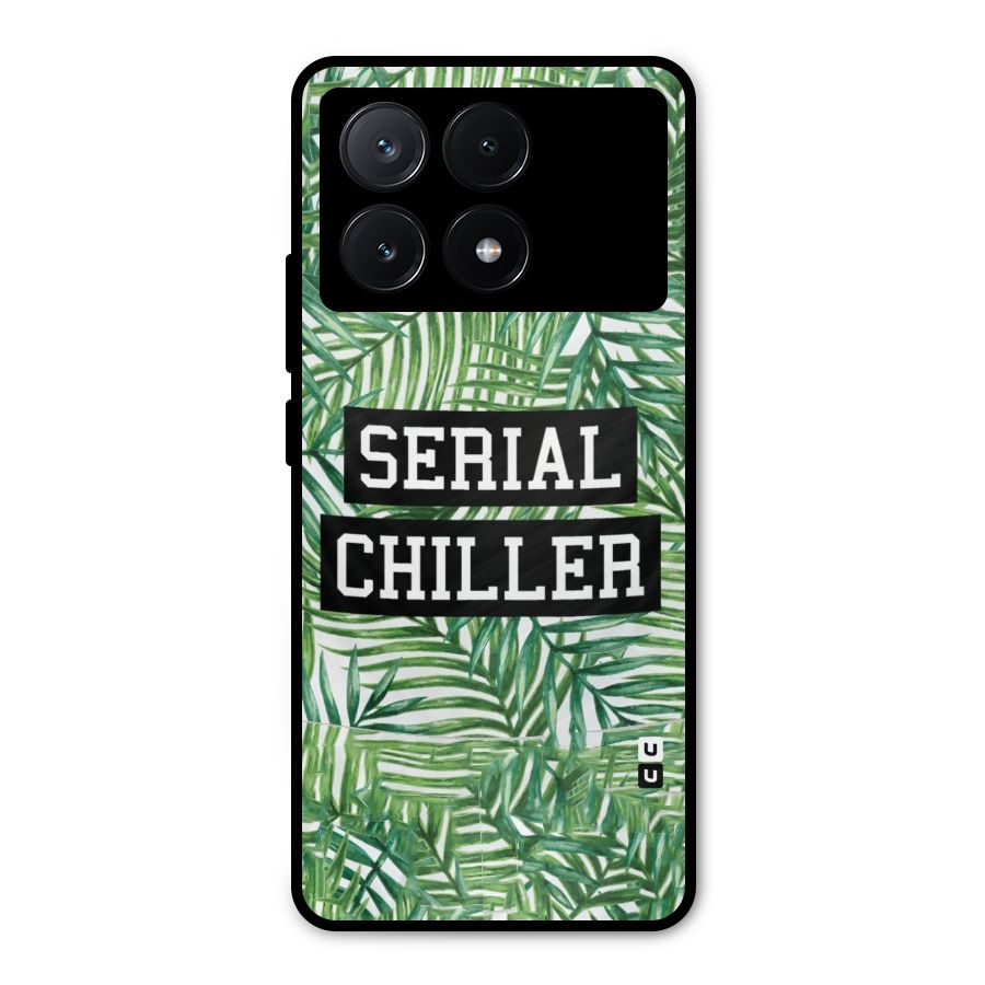 Serial Chiller Metal Back Case for Poco X6 Pro