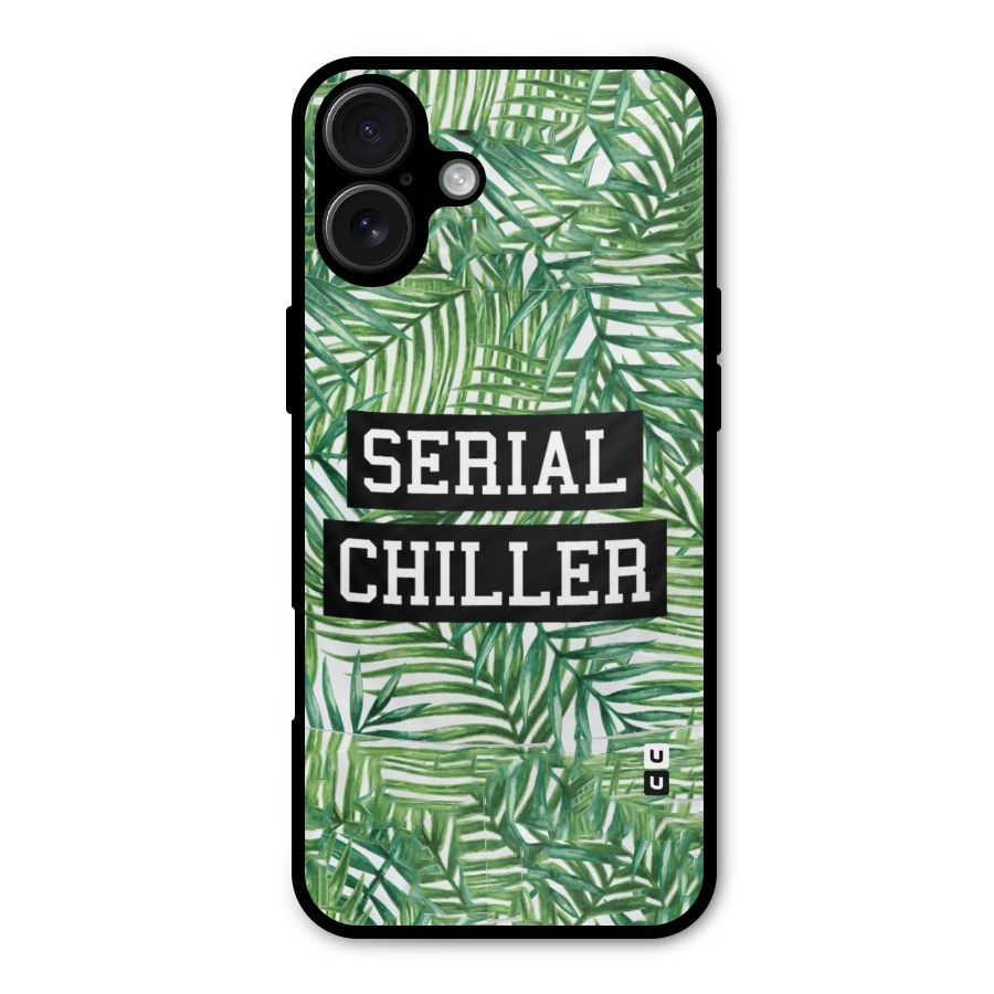 Serial Chiller Metal Back Case for iPhone 16 Plus