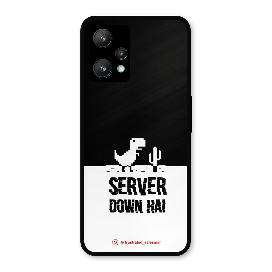 Server Down Hai Black Metal Back Case for Realme 9 Pro Plus 5G