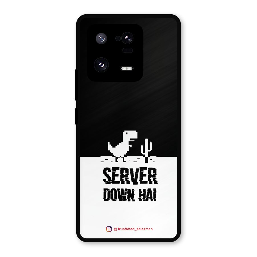 Server Down Hai Black Metal Back Case for Xiaomi 13 Pro