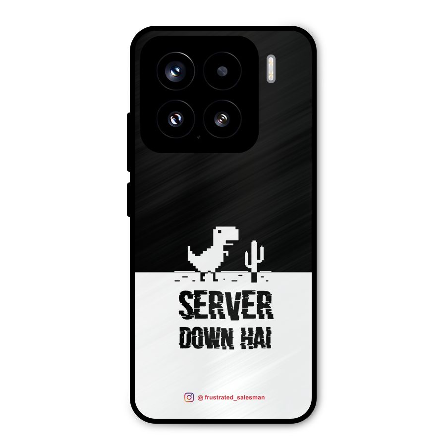 Server Down Hai Black Metal Back Case for Xiaomi 15