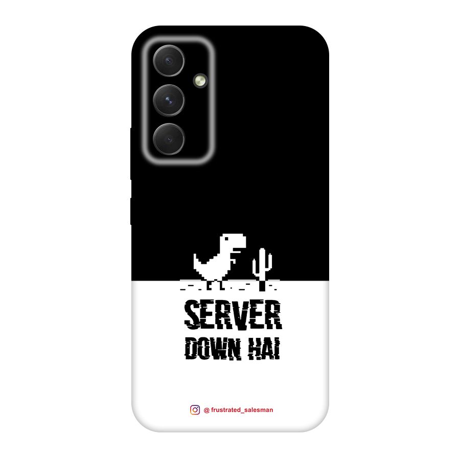 Server Down Hai Black Original Polycarbonate Back Case for Galaxy A54