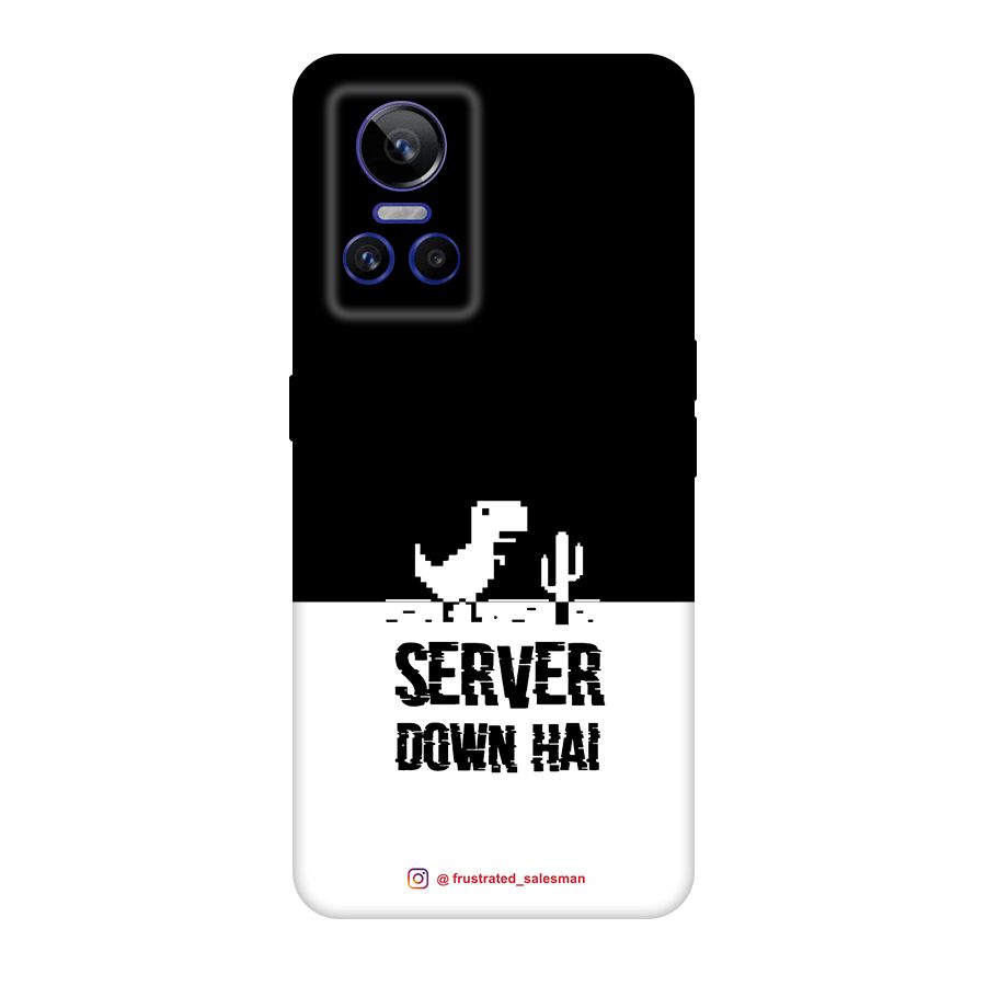 Server Down Hai Black Original Polycarbonate Back Case for Realme GT Neo 3