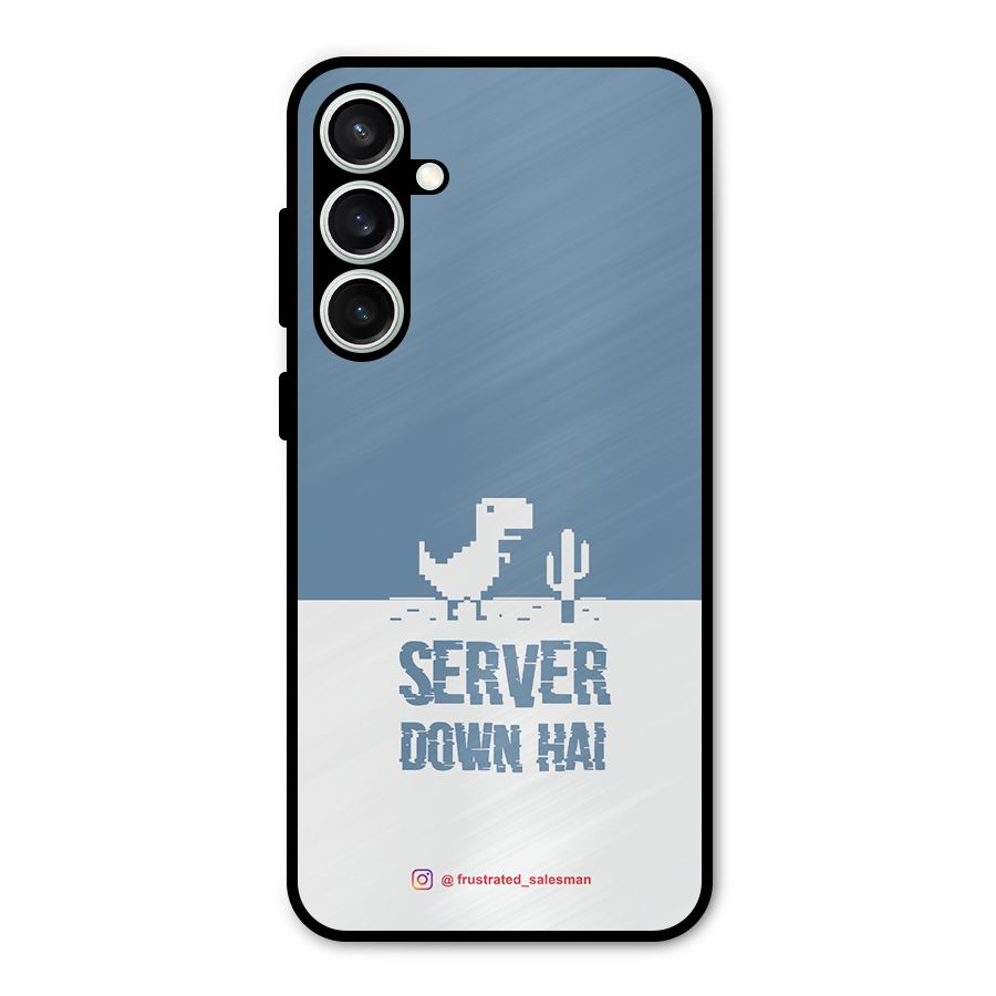 Server Down Hai SteelBlue Metal Back Case for Galaxy S23 FE