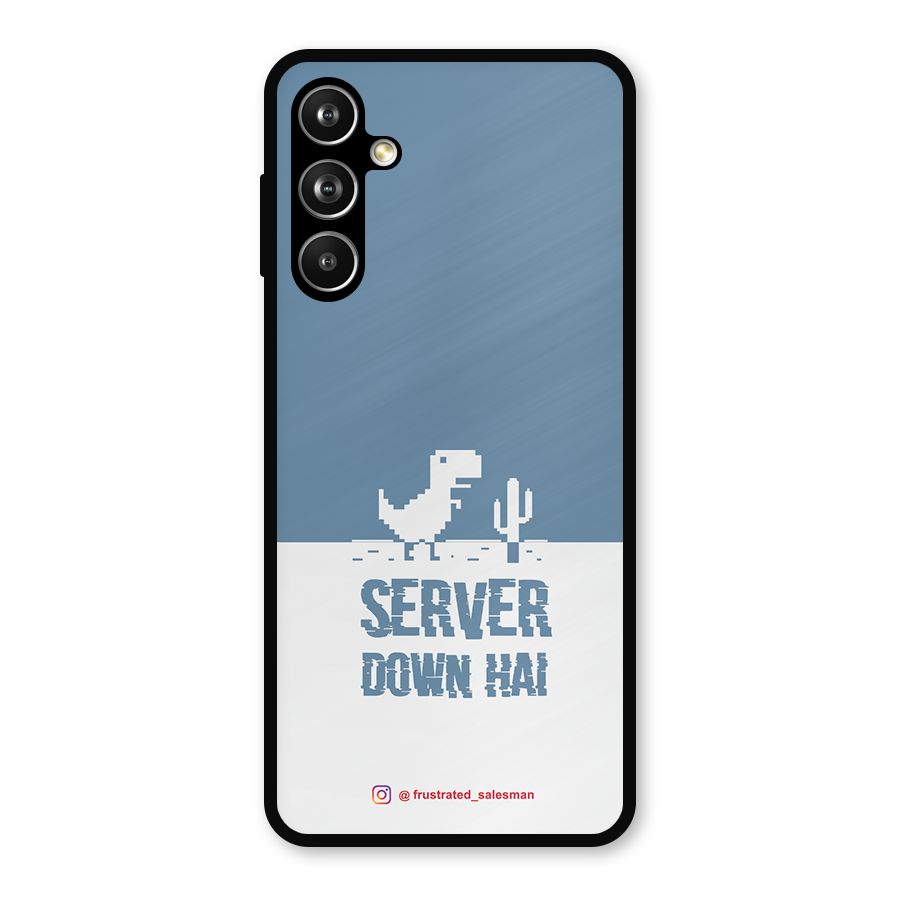 Server Down Hai SteelBlue Metal Back Case for Samsung Galaxy M54