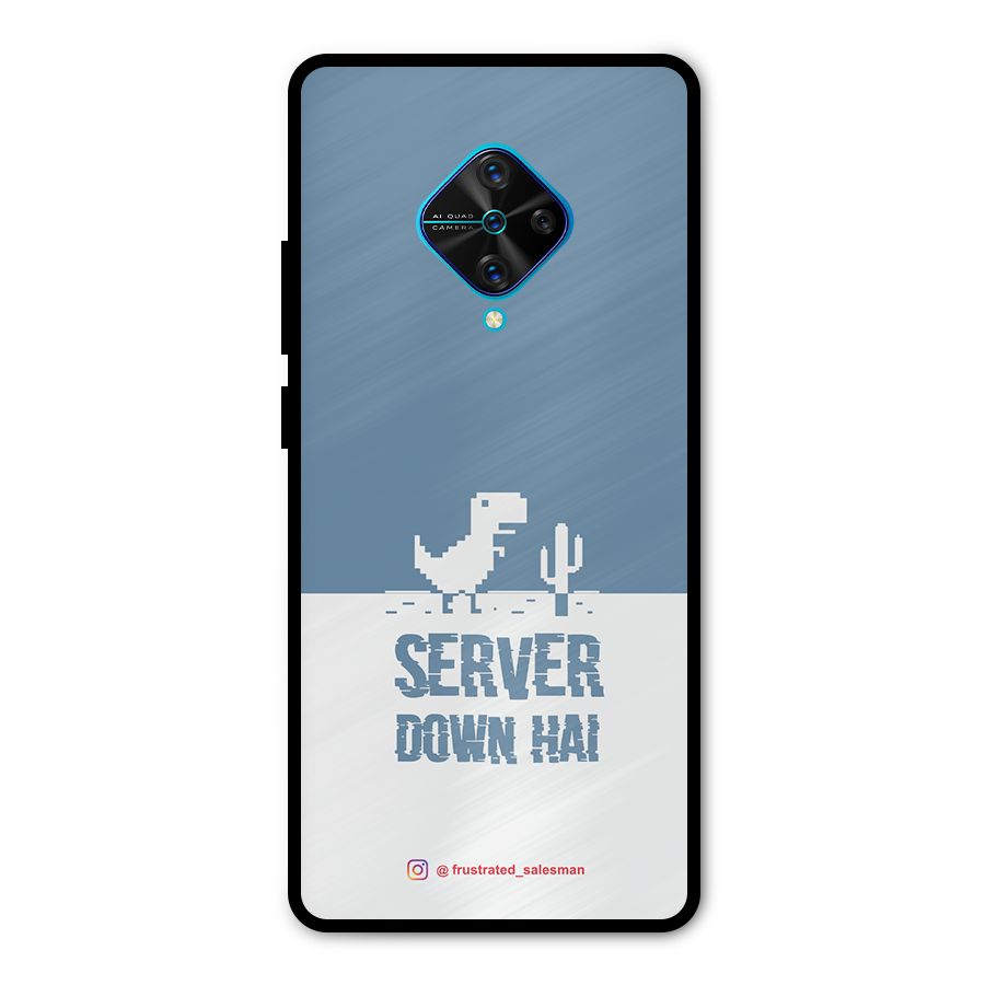 Server Down Hai SteelBlue Metal Back Case for Vivo S1 Pro