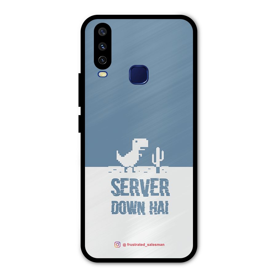 Server Down Hai SteelBlue Metal Back Case for Vivo V17