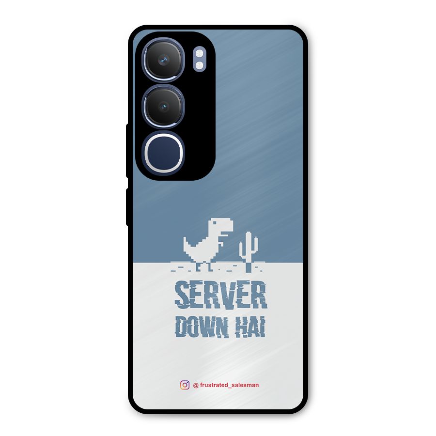 Server Down Hai SteelBlue Metal Back Case for Vivo Y29