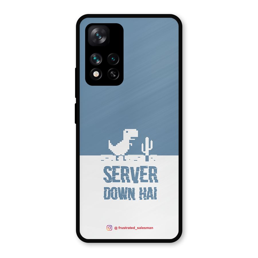 Server Down Hai SteelBlue Metal Back Case for Xiaomi 11i Hypercharge 5G