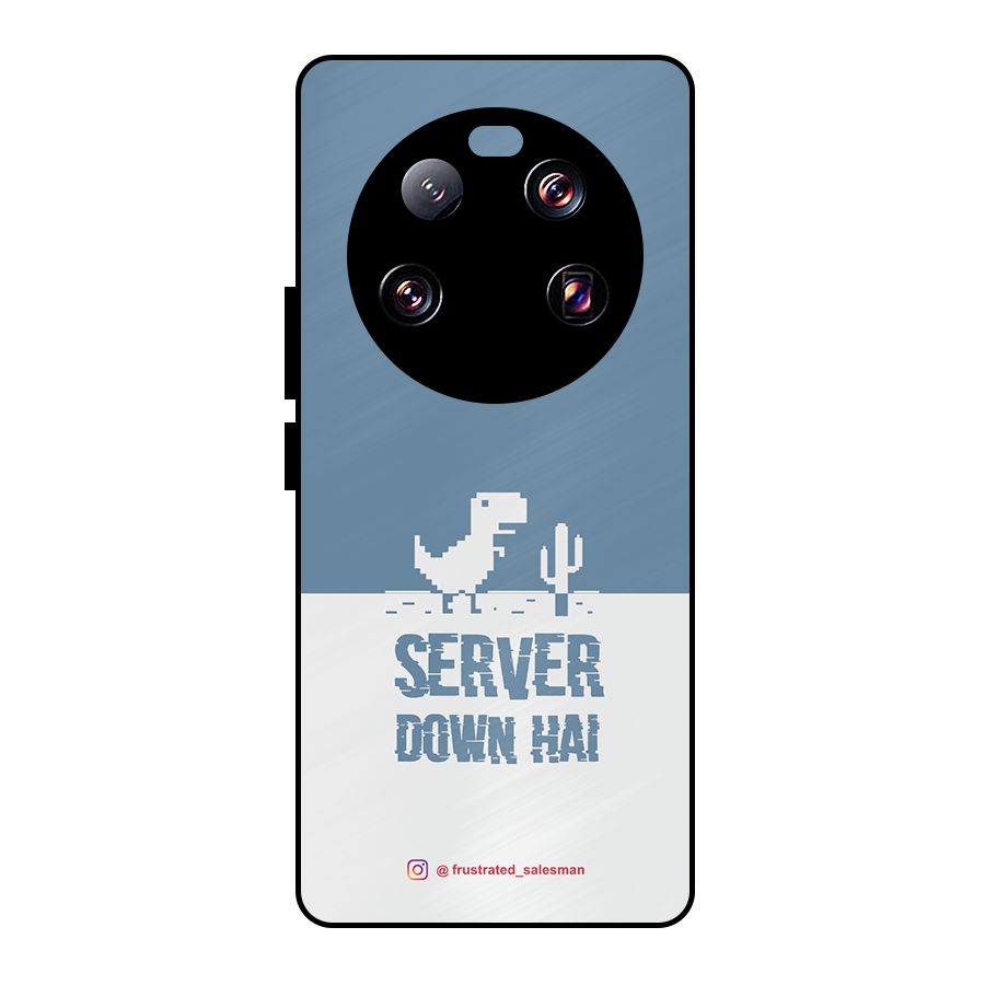 Server Down Hai SteelBlue Metal Back Case for Xiaomi 13 Ultra