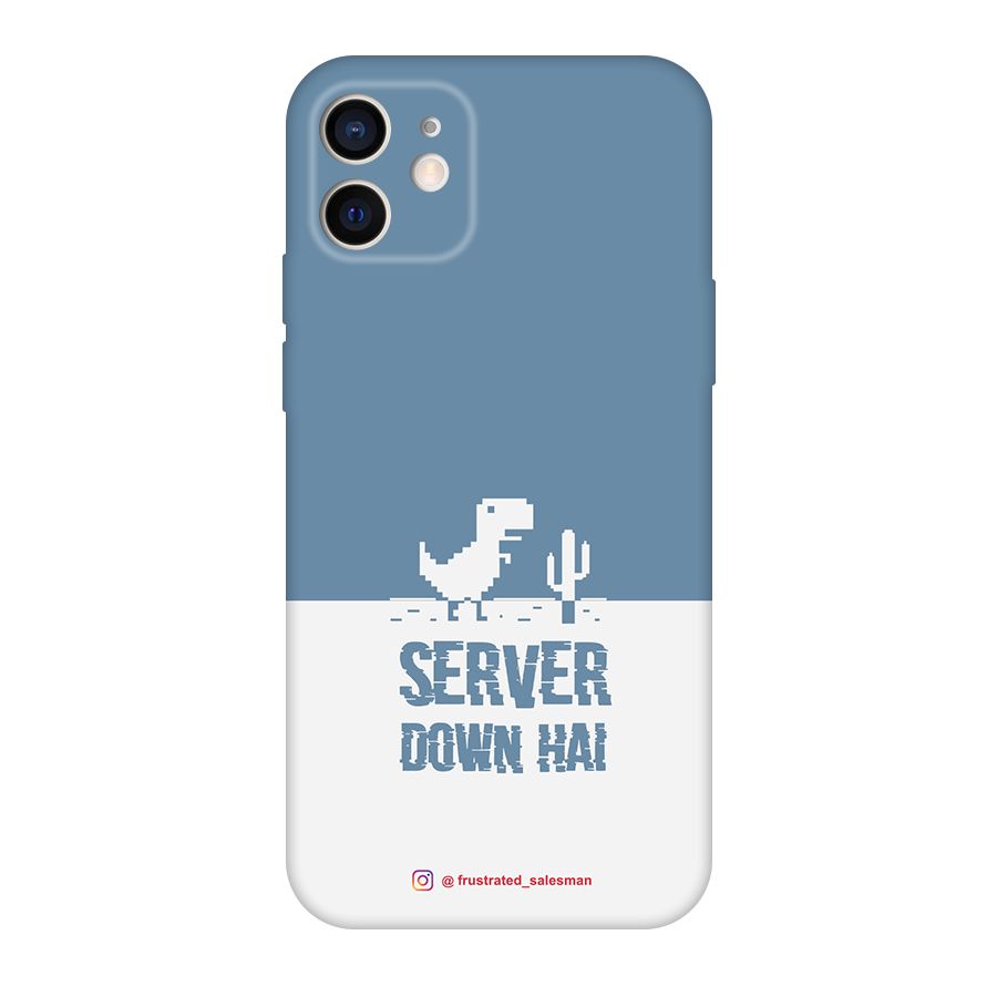 Server Down Hai SteelBlue Original Polycarbonate Back Case for iPhone 12