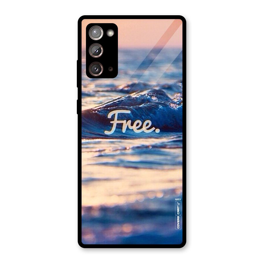 Set Yourself Free Glass Back Case for Galaxy Note 20