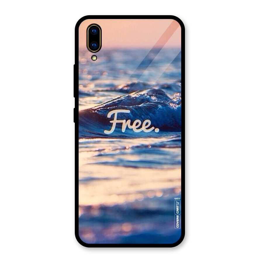 Set Yourself Free Glass Back Case for Vivo V11 Pro