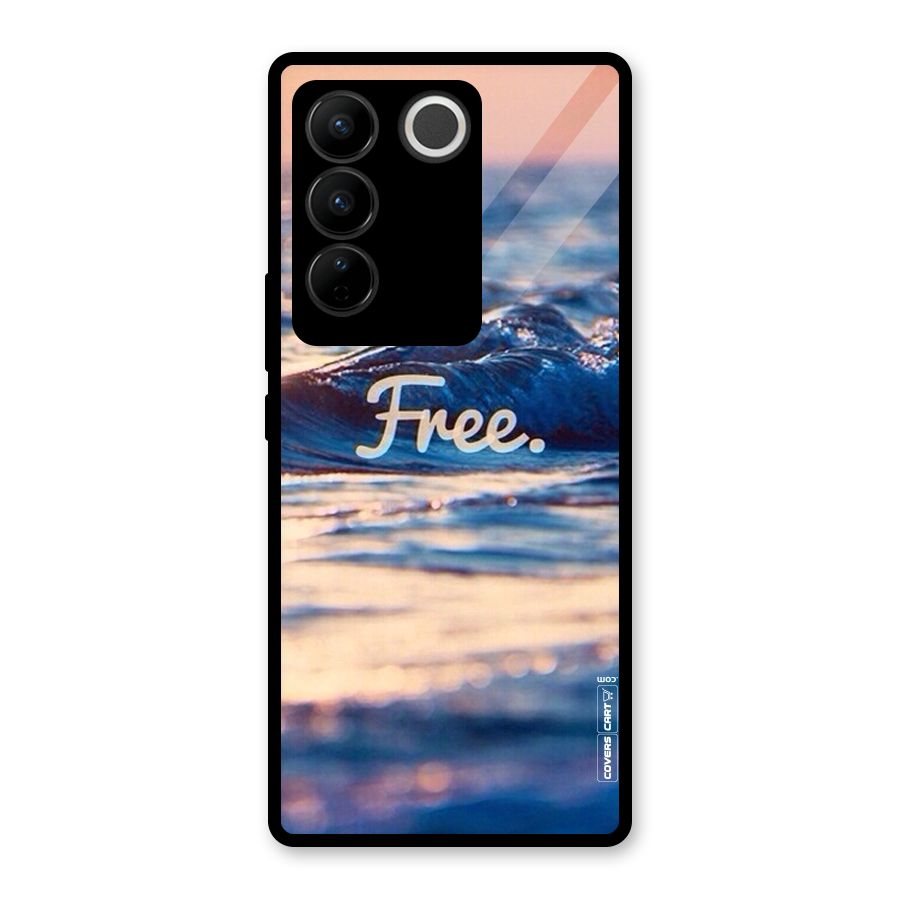 Set Yourself Free Glass Back Case for Vivo V27