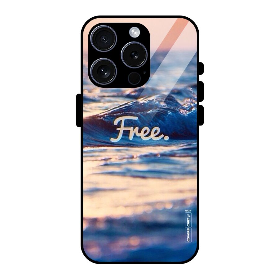 Set Yourself Free Glass Back Case for iPhone 15 Pro