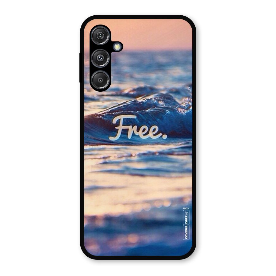 Set Yourself Free Metal Back Case for Galaxy M34 5G