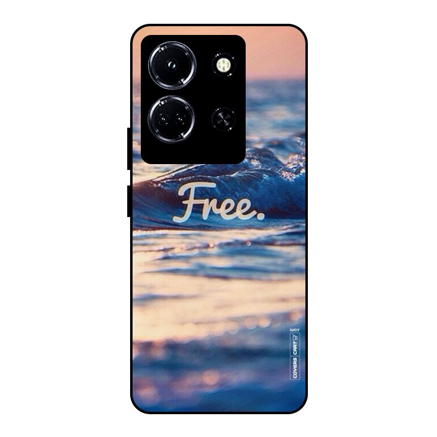 Set Yourself Free Metal Back Case for Infinix Note 30 5G