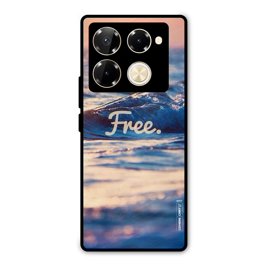 Set Yourself Free Metal Back Case for Infinix Note 40 Pro