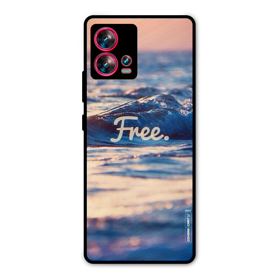 Set Yourself Free Metal Back Case for Motorola Edge 30 Fusion