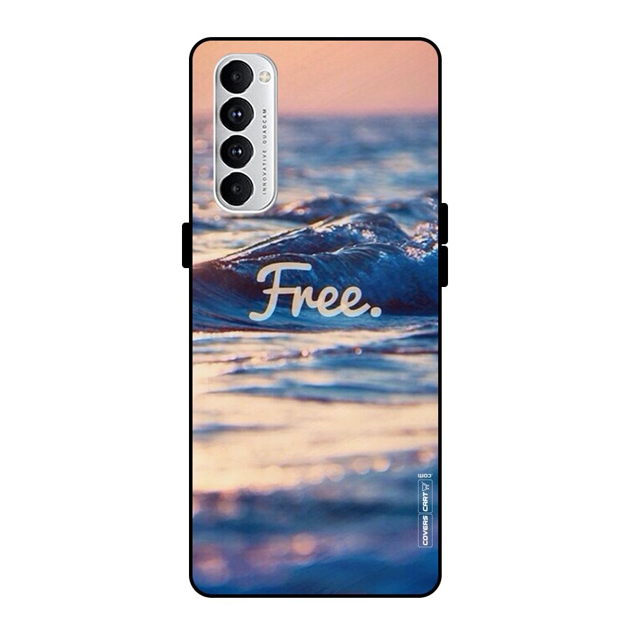 Set Yourself Free Metal Back Case for Oppo Reno4 Pro