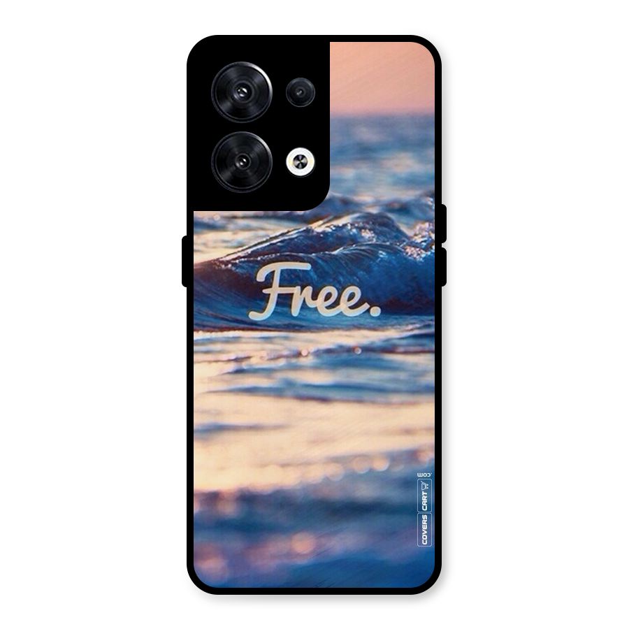 Set Yourself Free Metal Back Case for Oppo Reno8 5G