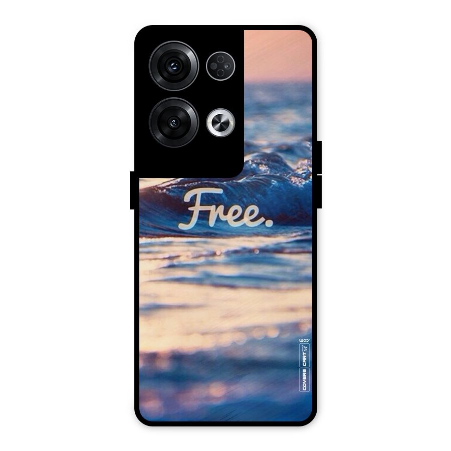 Set Yourself Free Metal Back Case for Oppo Reno8 Pro 5G