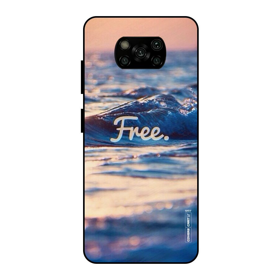 Set Yourself Free Metal Back Case for Poco X3