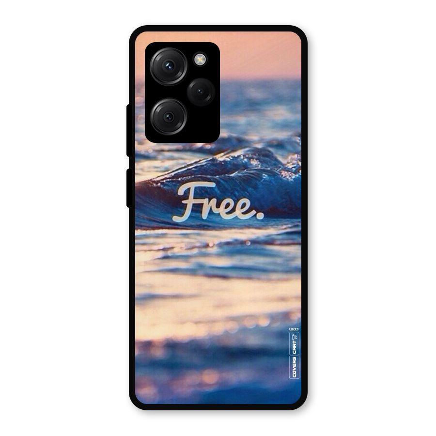 Set Yourself Free Metal Back Case for Poco X5 Pro