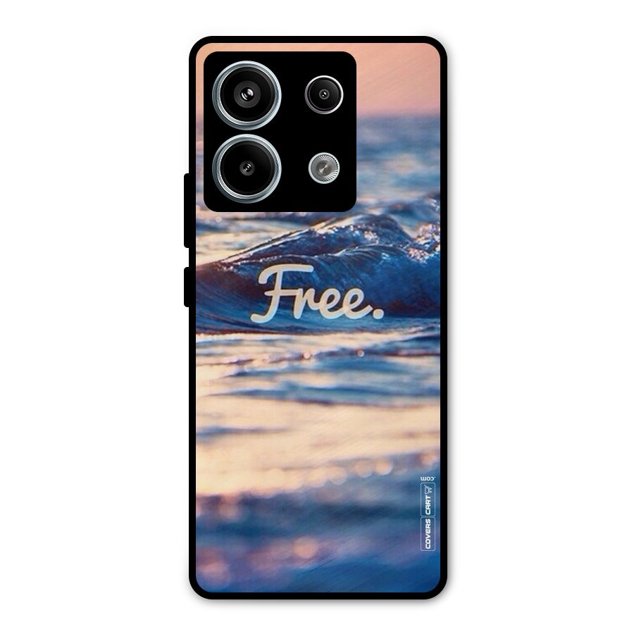 Set Yourself Free Metal Back Case for Redmi Note 13 Pro 5G