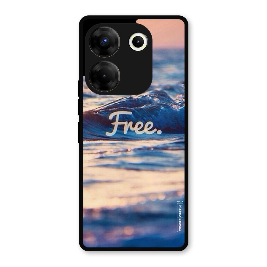 Set Yourself Free Metal Back Case for Tecno Camon 20 Pro