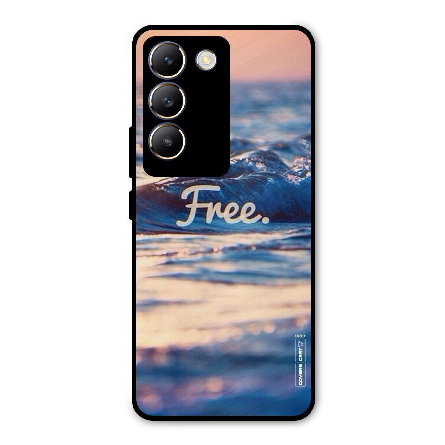 Set Yourself Free Metal Back Case for Vivo T3 5G