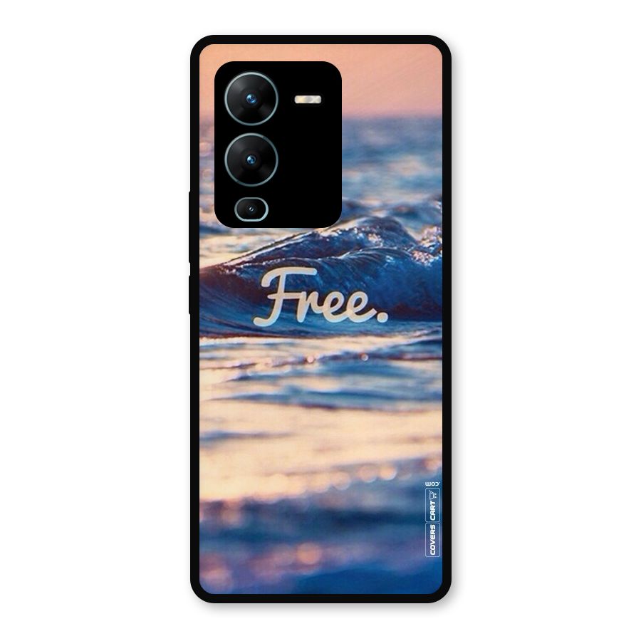 Set Yourself Free Metal Back Case for Vivo V25 Pro