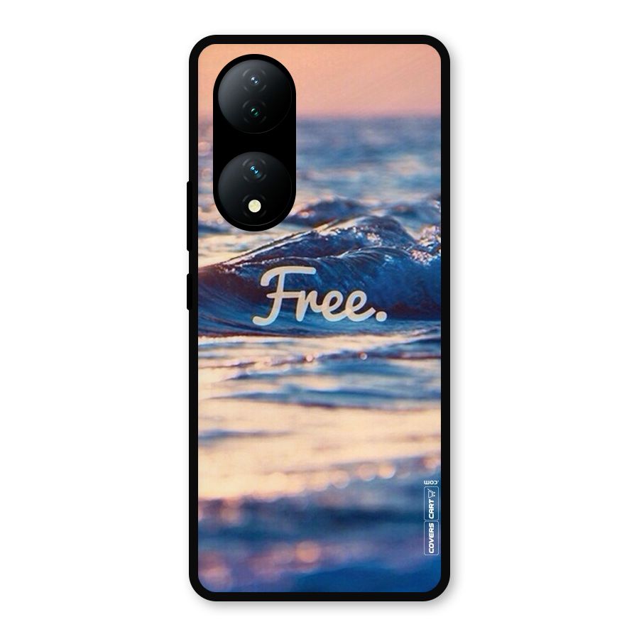 Set Yourself Free Metal Back Case for iQOO Z7s