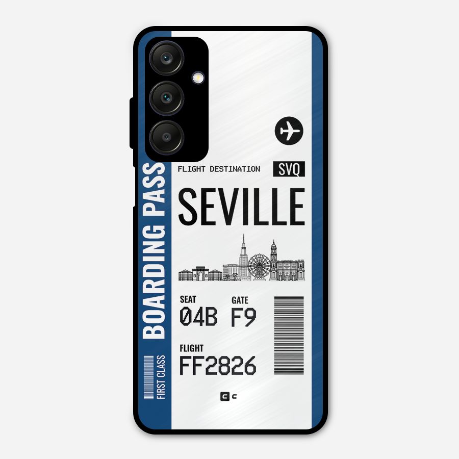 Seville Boarding Pass Metal Back Case for Galaxy A25 5G