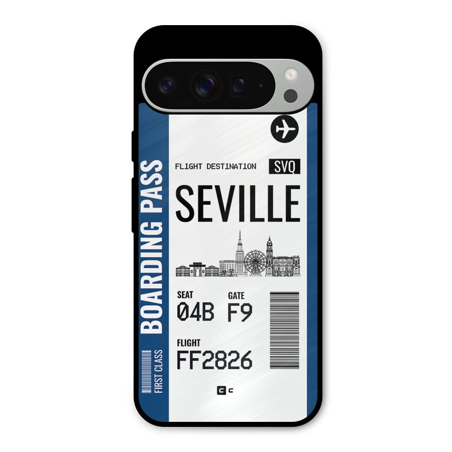 Seville Boarding Pass Metal Back Case for Google Pixel 9 Pro XL