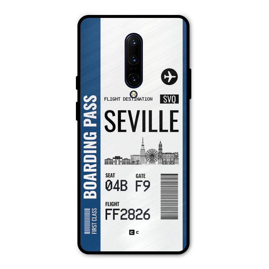 Seville Boarding Pass Metal Back Case for OnePlus 7 Pro