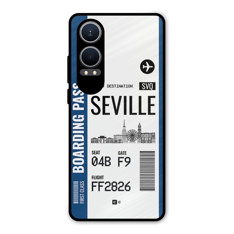 Seville Boarding Pass Metal Back Case for OnePlus Nord CE4 Lite