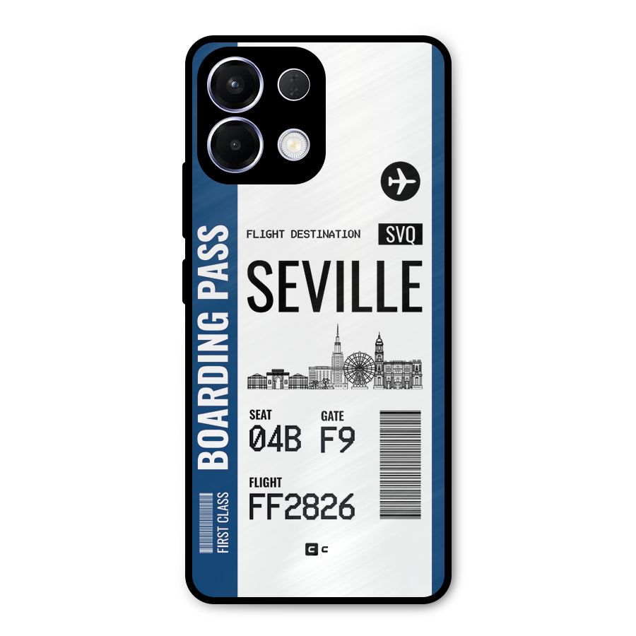 Seville Boarding Pass Metal Back Case for Oppo K13