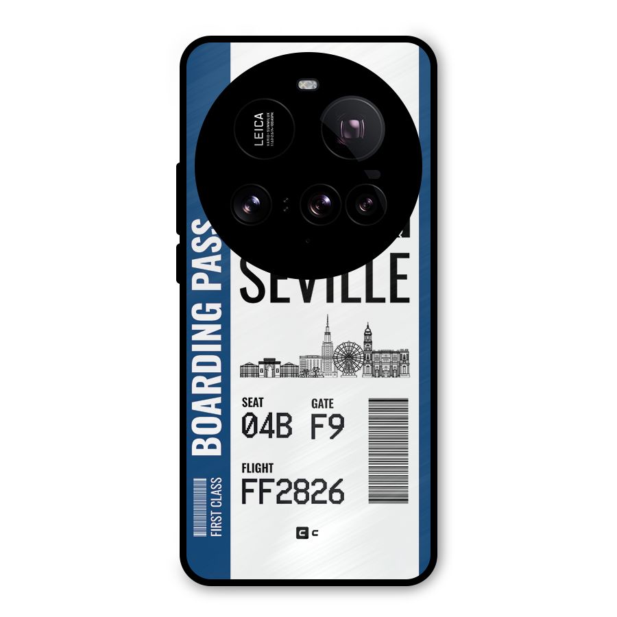 Seville Boarding Pass Metal Back Case for Xiaomi 15 Ultra