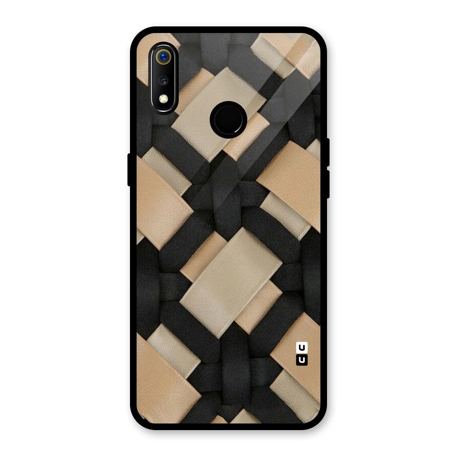 Shade Thread Glass Back Case for Realme 3