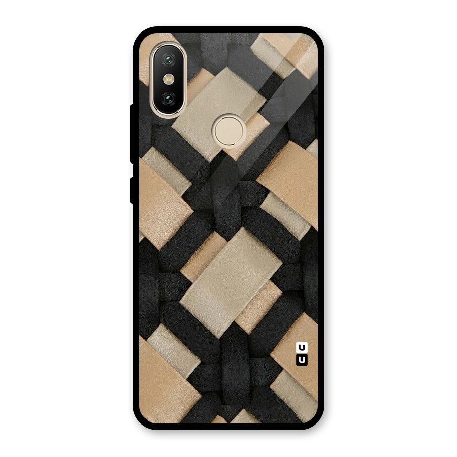 Shade Thread Glass Back Case for Redmi A2