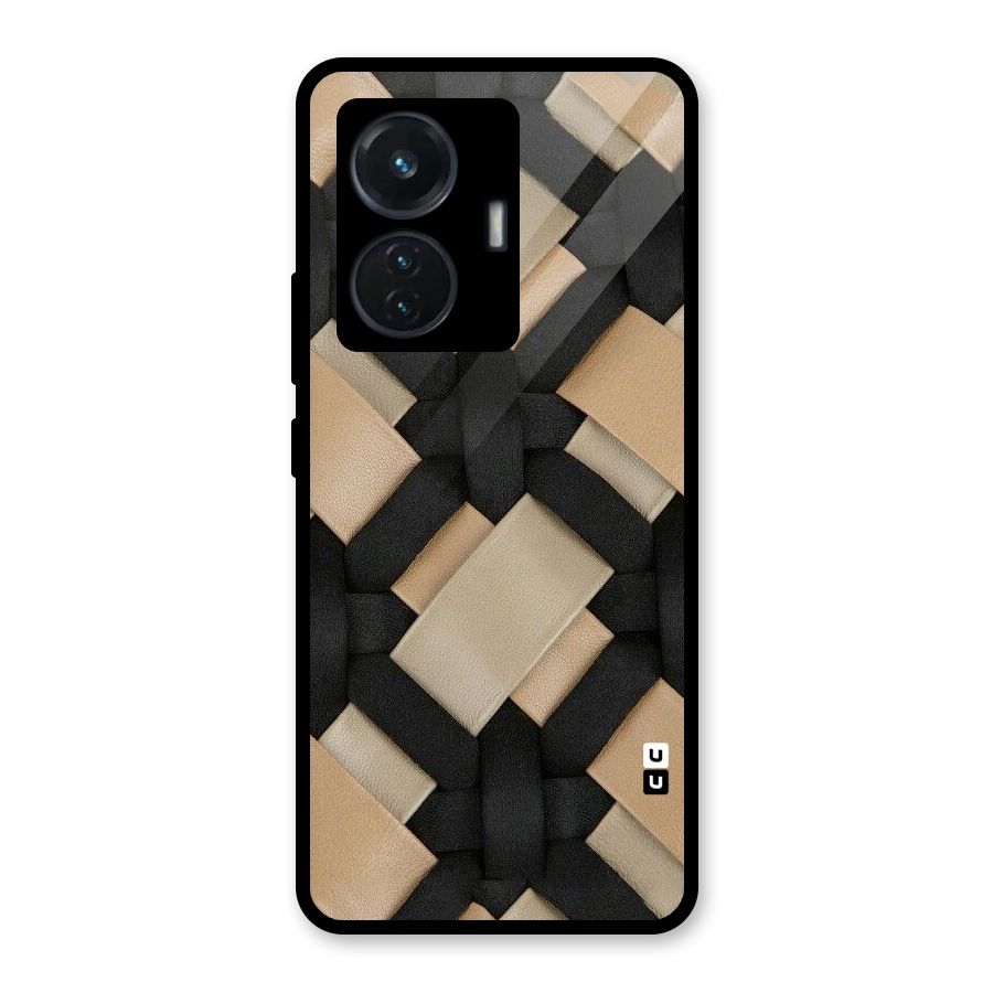 Shade Thread Glass Back Case for Vivo T1 44W