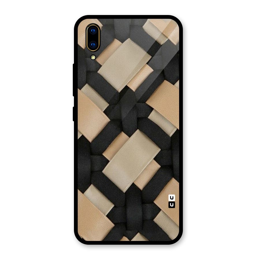 Shade Thread Glass Back Case for Vivo V11 Pro
