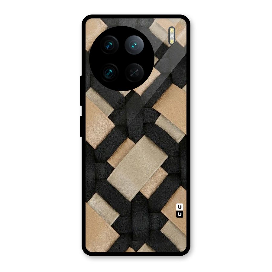 Shade Thread Glass Back Case for Vivo X90 Pro