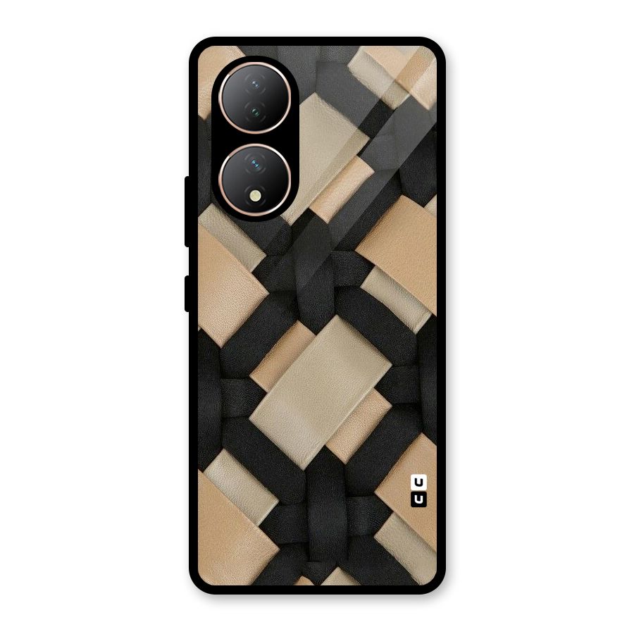 Shade Thread Glass Back Case for Vivo Y100A