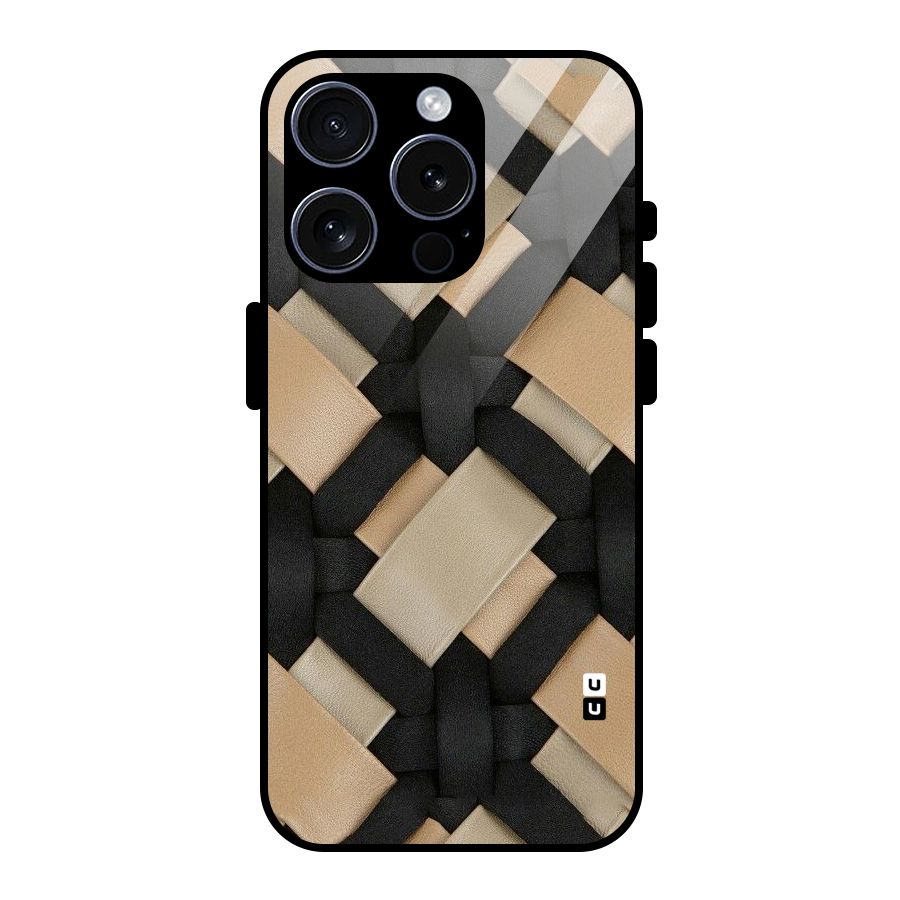 Shade Thread Glass Back Case for iPhone 15 Pro